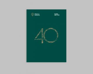 Clúdach Údarás na Gaeltachta — 40 Bliain
