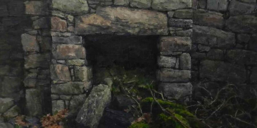 Péintéireacht de theallach tréigthe ón Gailearaí