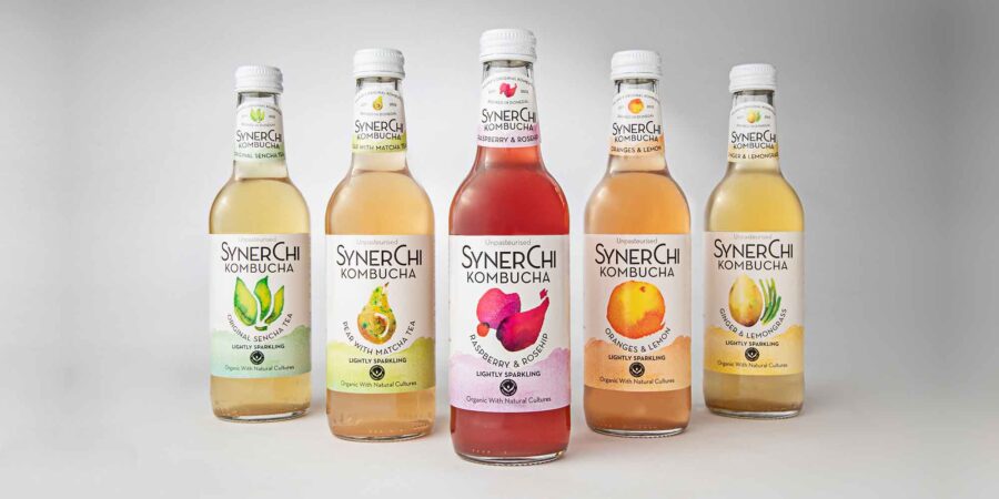 Buidéil éagsúla blasta de kombucha Synerchi