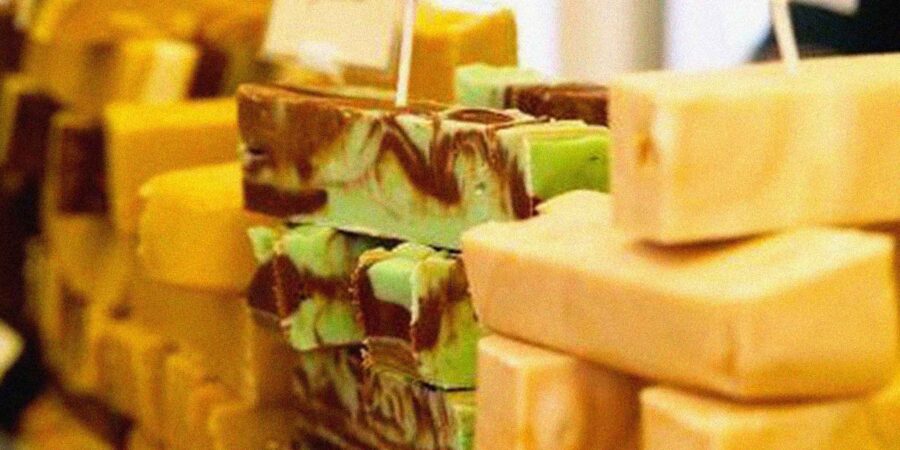 Cineálacha éagsúla faoiste uaidh Man of Aran Fudge