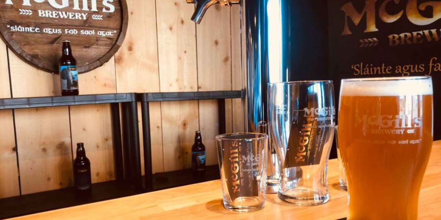 Beoir i ngloine uaidh McGills Brewery