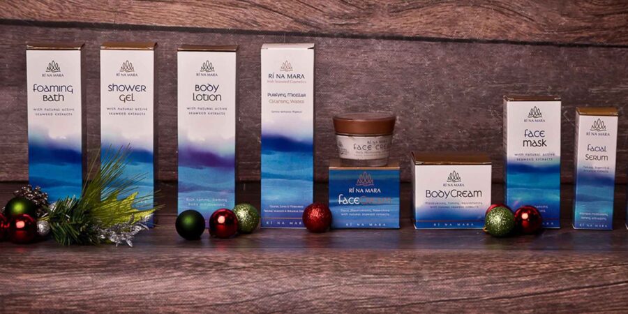 Earraí cúram cnis uaidh Rí na Mara