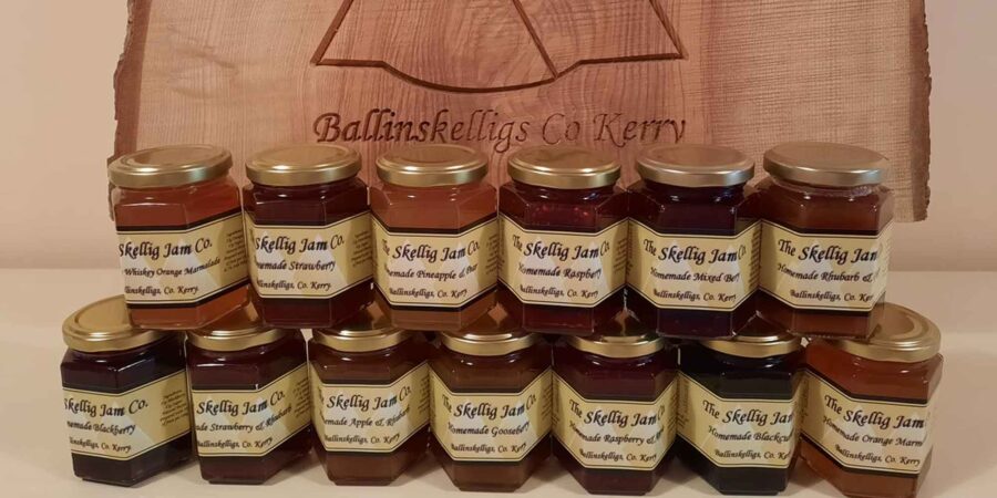 Réimse leathan subha ar fáil ón Skellig Jam Co